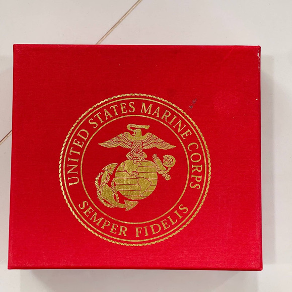 Marines Gift Marine Corp Crystal Bottlestoppers Military Service Semper Fidelis - Picture 10 of 10